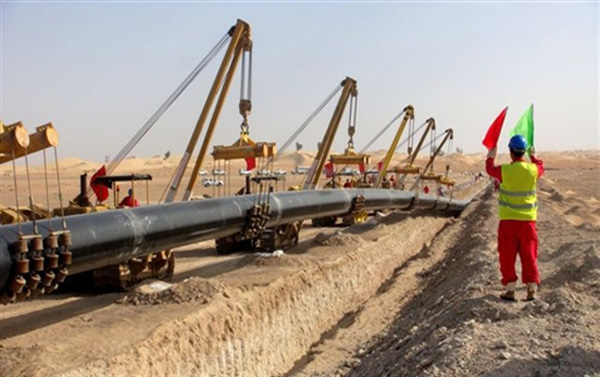 crude oil pipeline construction