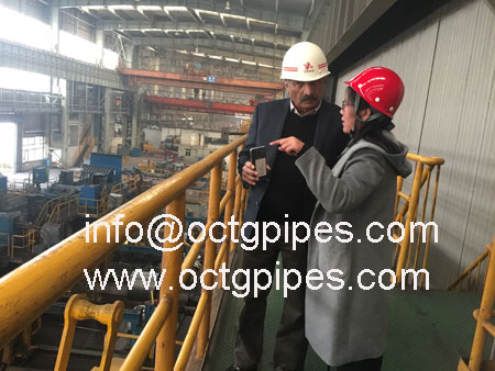 customer-visit-steel-coil-production-line