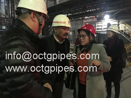 customer-visit-steel-coil-production-line