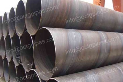 oil spiral welded pipe production features